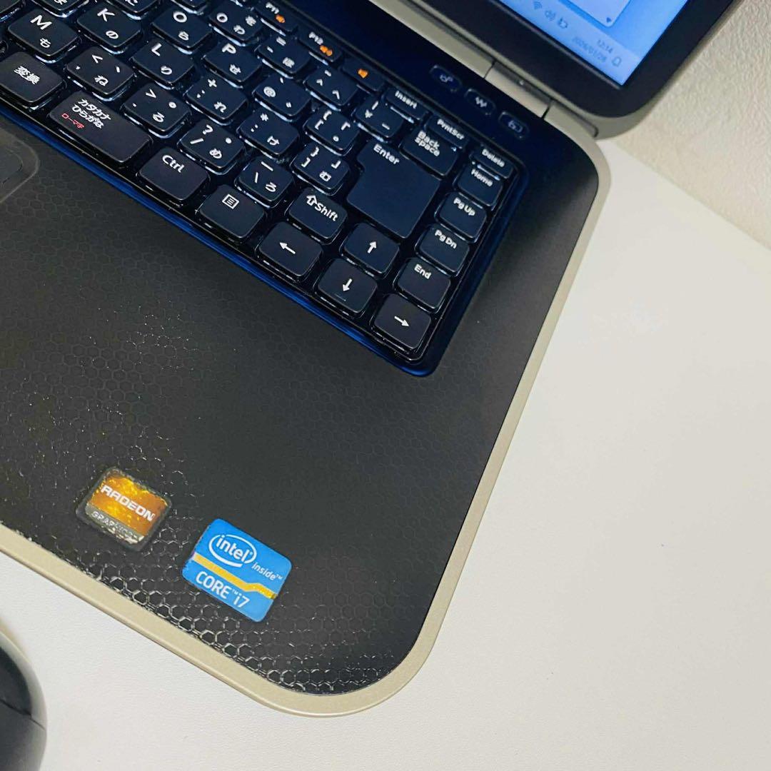 Y82 Dellノートパソコン i7メモリ8G高速Windows11オフィス付き