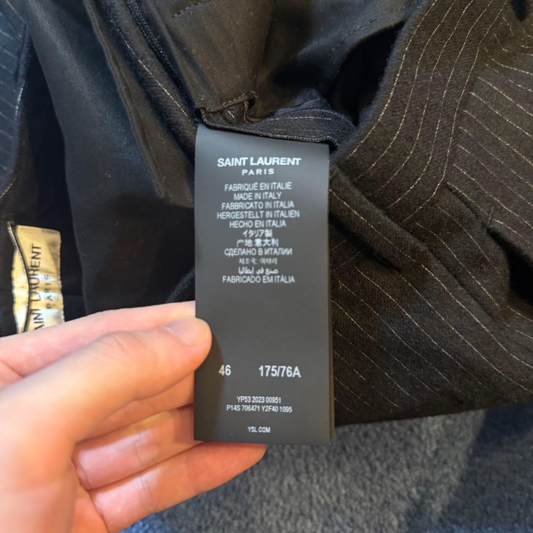 ア*チ様 saint laurent 2023ss ウールパンツ　スラックス　4