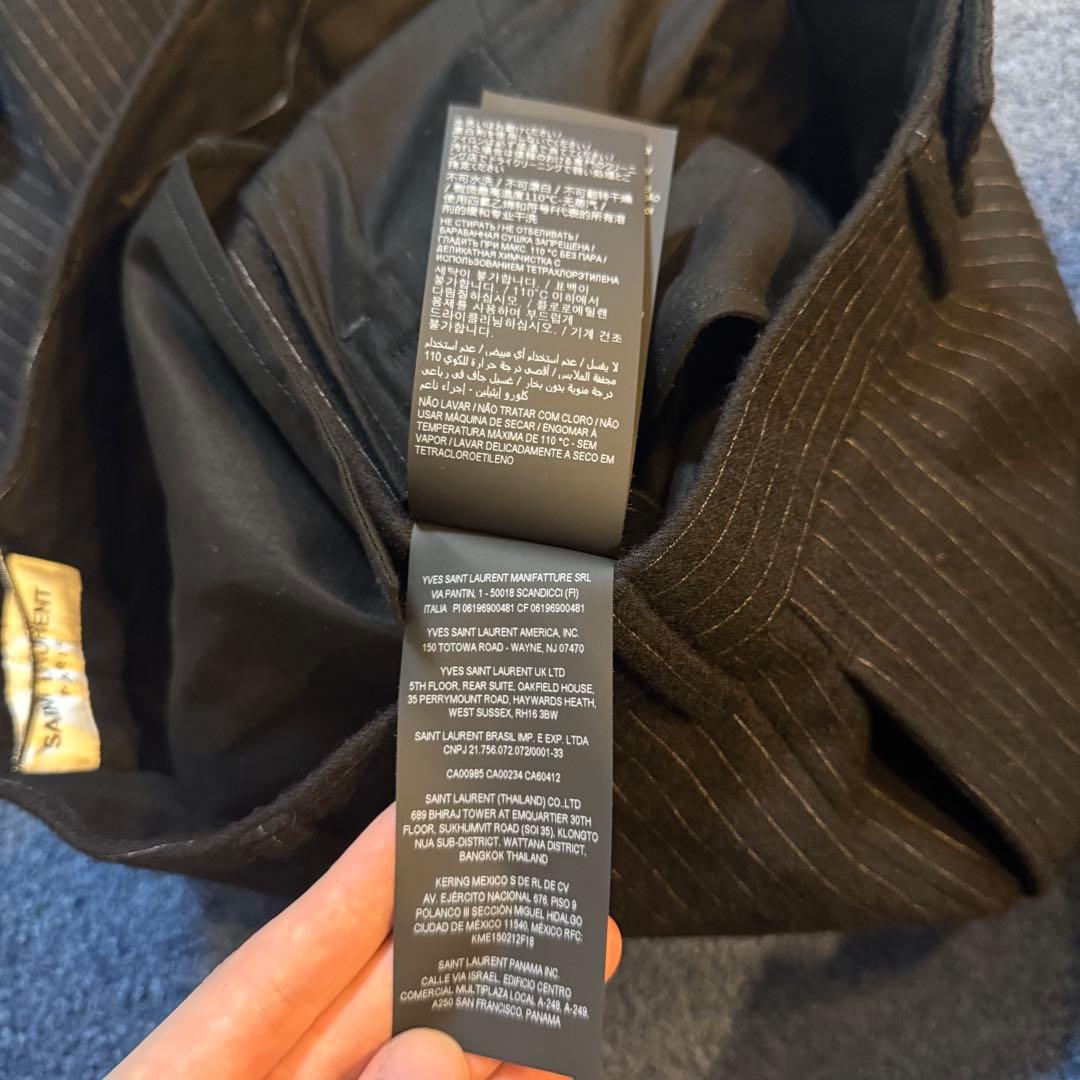 ア*チ様 saint laurent 2023ss ウールパンツ　スラックス　4