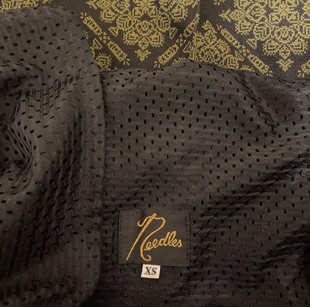 【あああ】needles トラックパンツ ダマスク ストレート xs