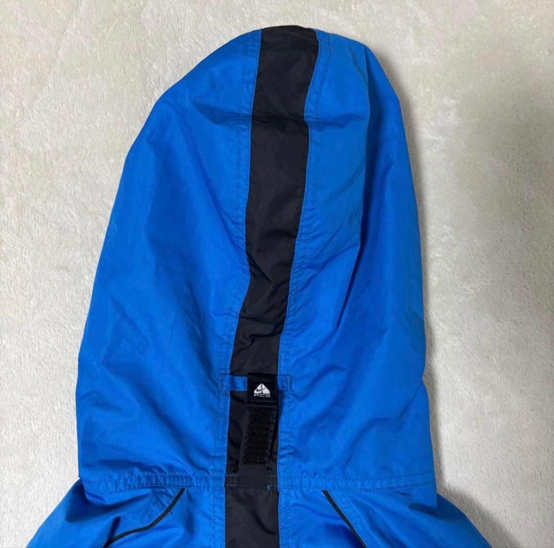 90s NIKE ACG ナイロンジャケット ブルー M 美品