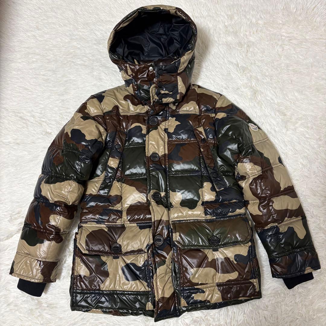 【MONCLER】ソーテルヌ ダウンジャケット XS カモフラ 迷彩柄 2way
