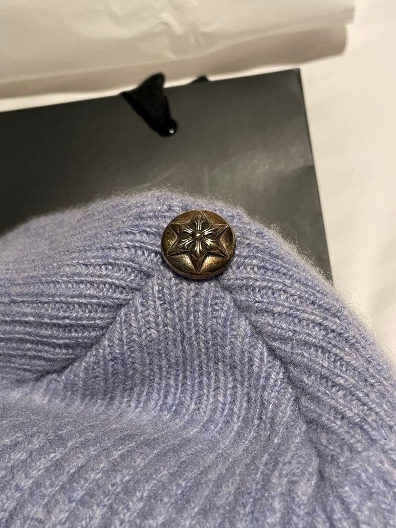 CHROME HEARTS クロムハーツ ビッグダディ カシミヤニット ブルー