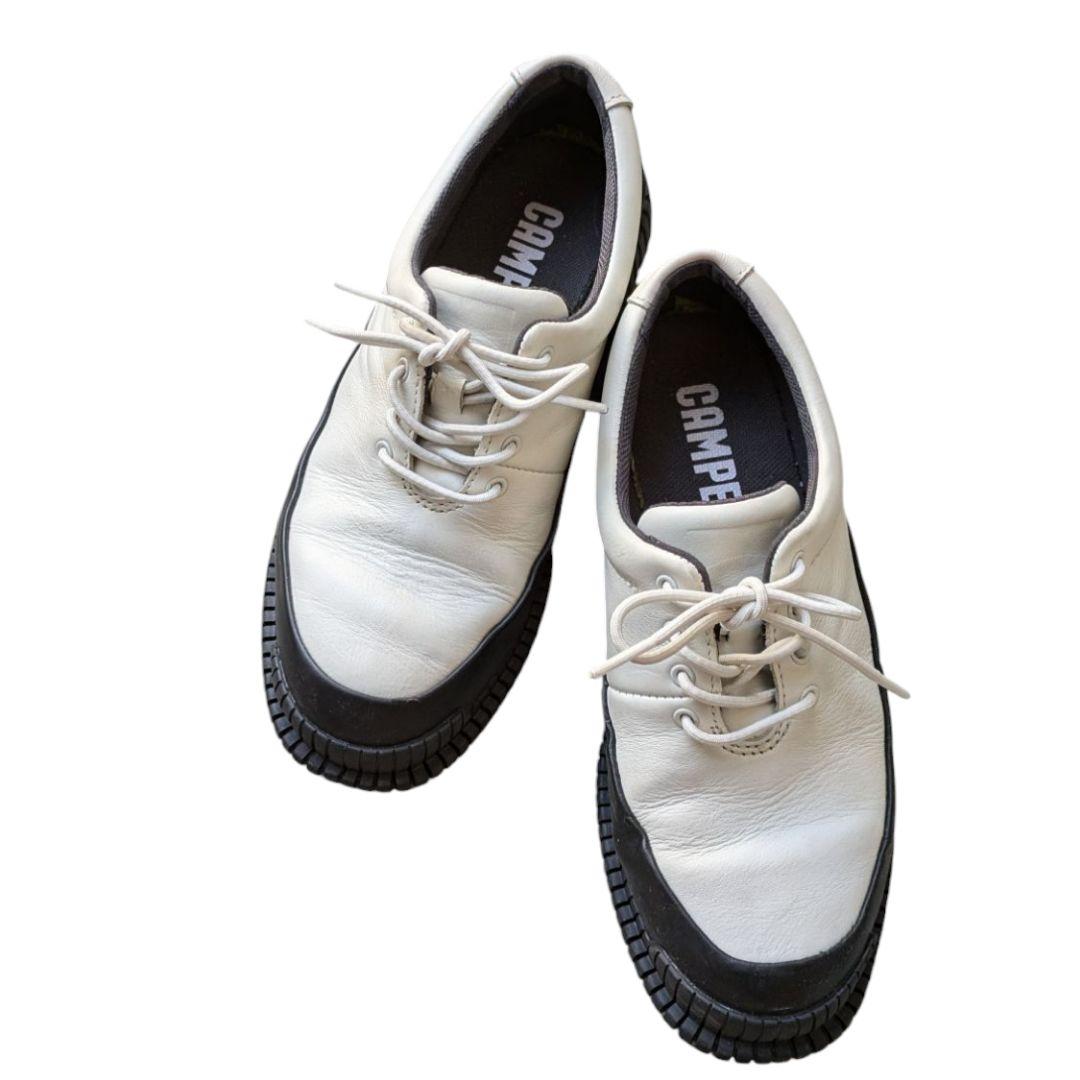 Camper Lab カンペールラボ　ツートーンローファー白黒