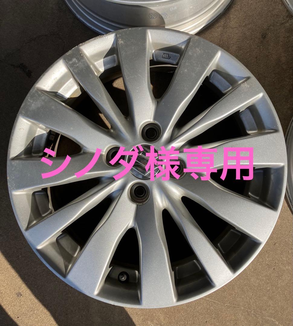 ②【期間限定送料込み12/14まで】純正 スイフト ZC72S アルミ162本