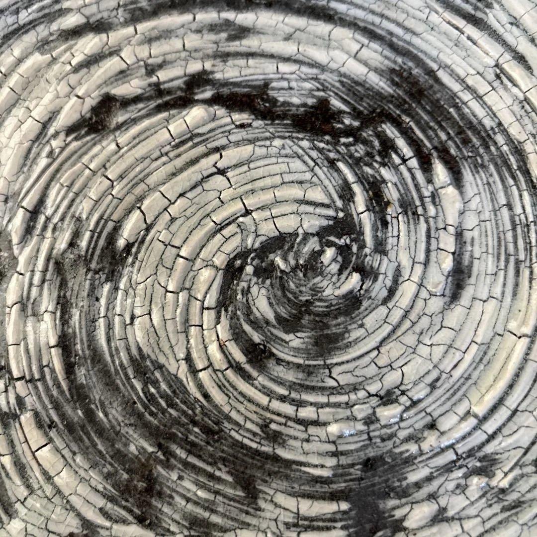 【唐津焼中川自然坊窯】刷毛目唐津四方もち上げ皿①