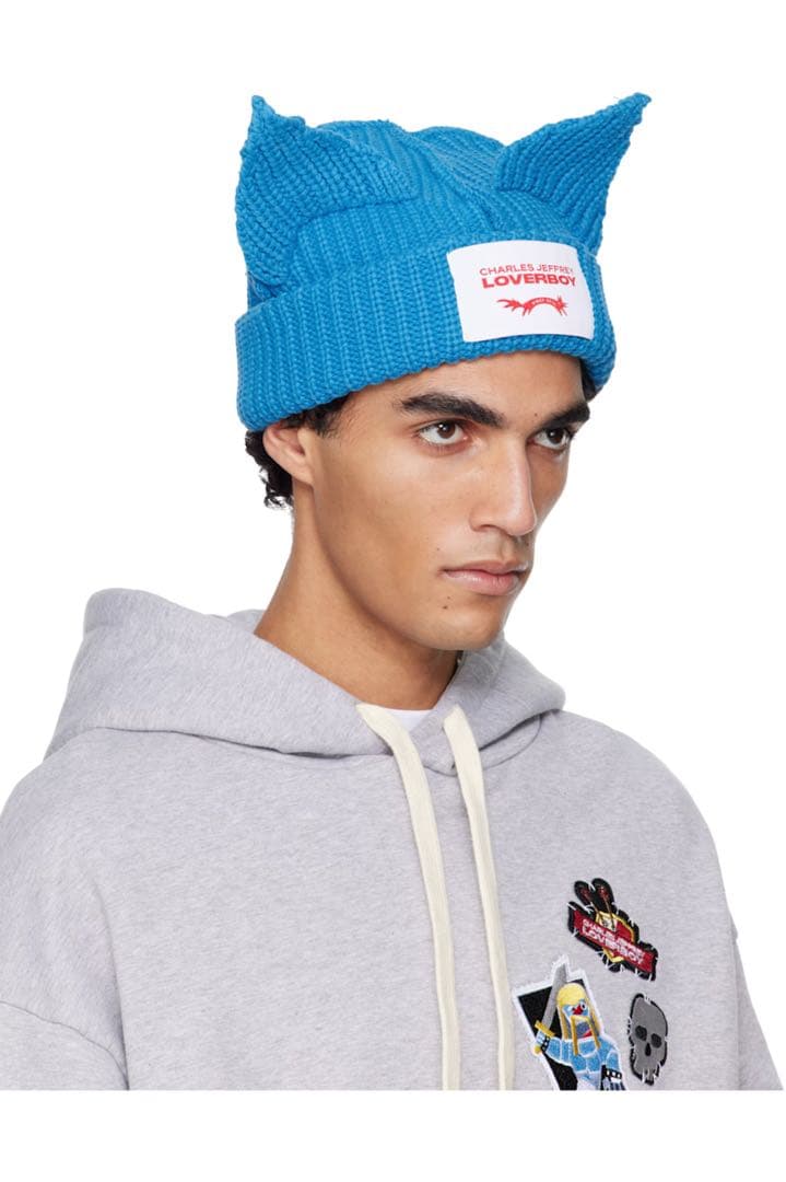 Charles Jeffrey LOVERBOY ラバーボーイ ニット帽 水色