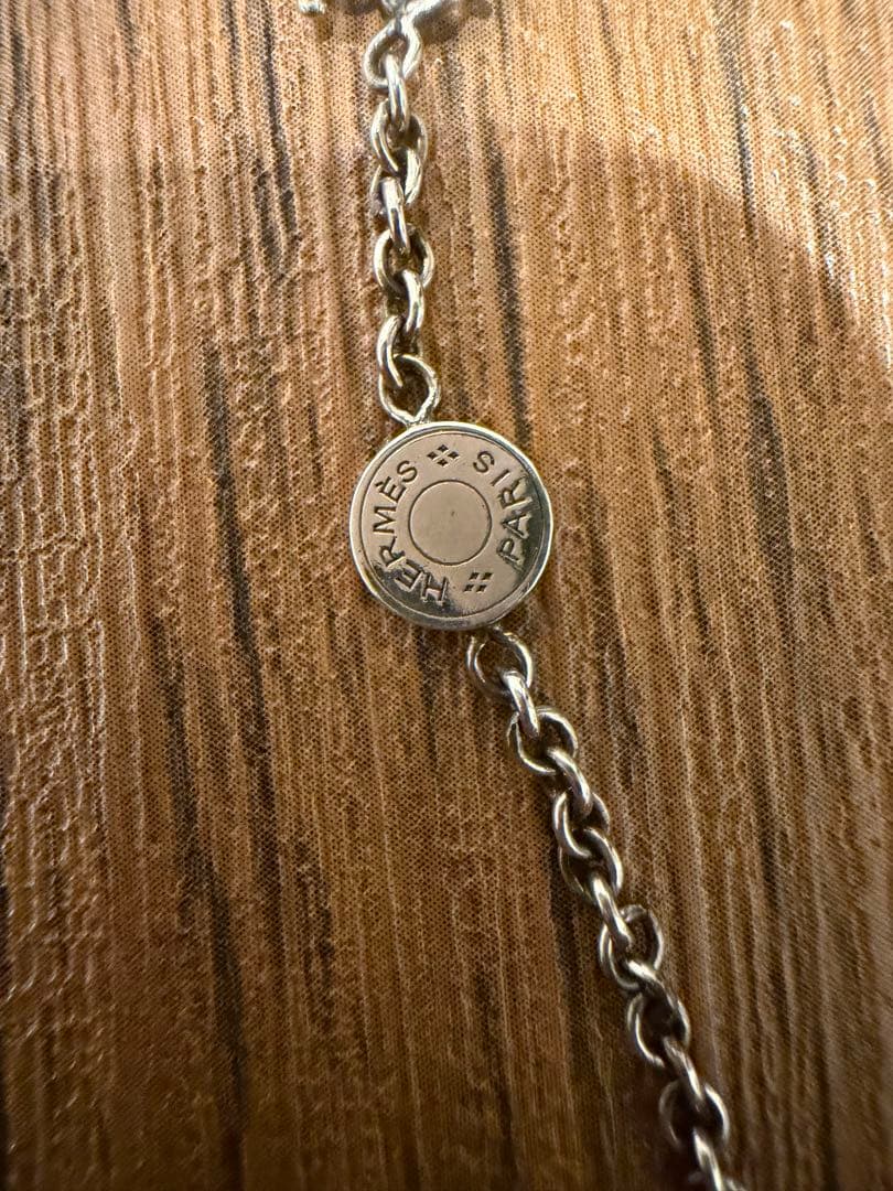 HERMES エルメス　セリエ チェーンネックレス