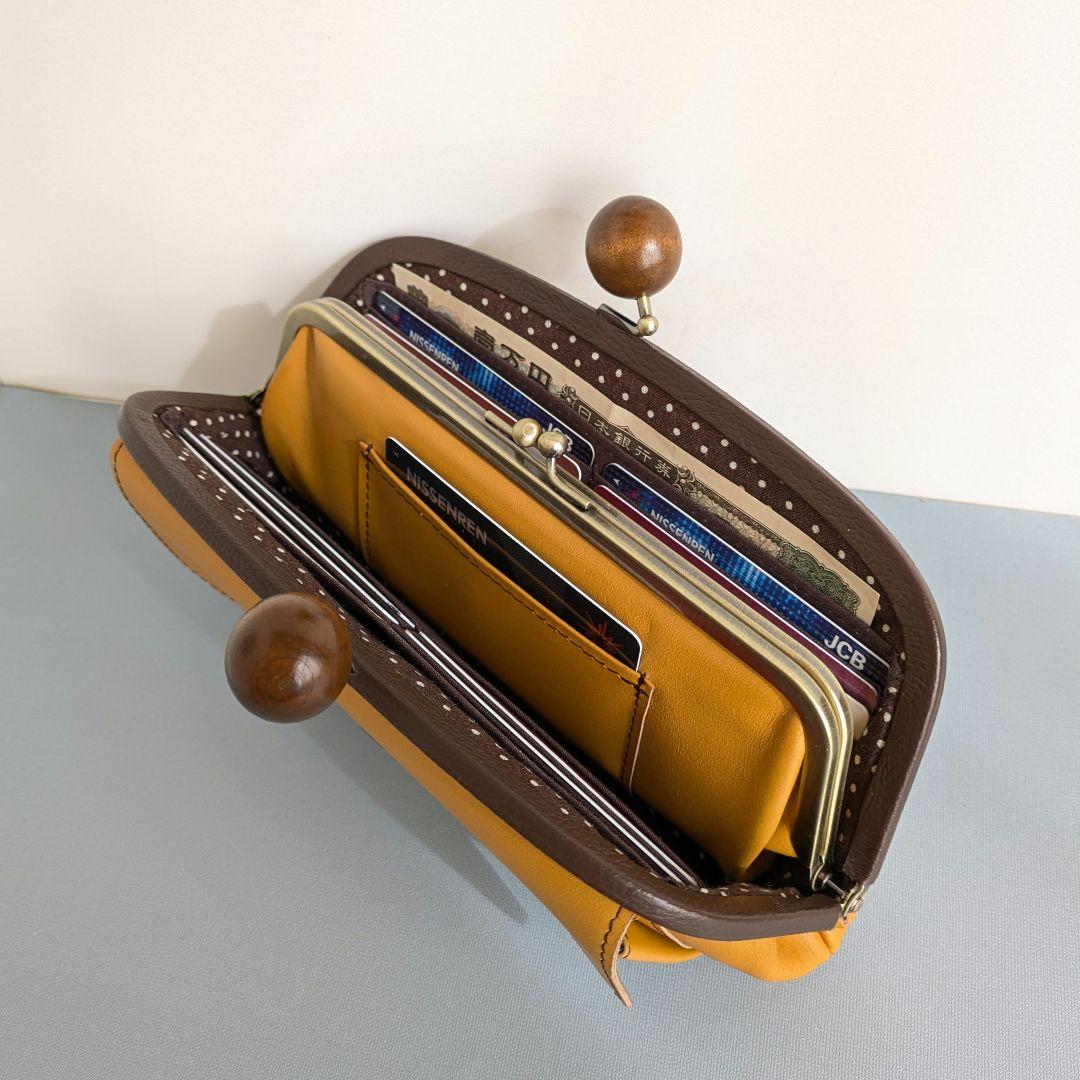 くるみる＊プロフご一読ください(^-^)　がま口お財布