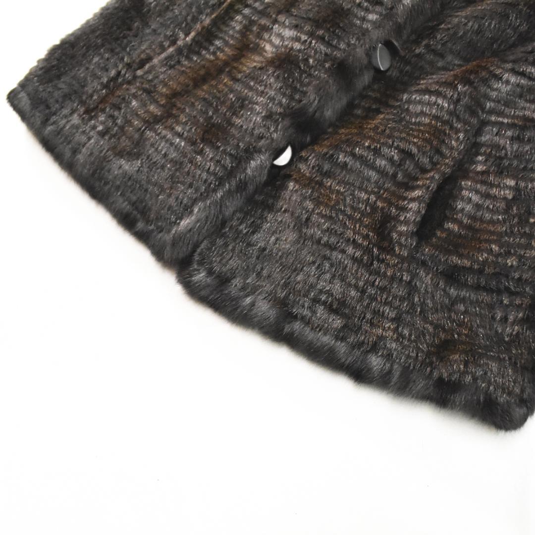 【人気】 【高級】 レリアン リバーシブル リスファー ファーコート 9 ♪