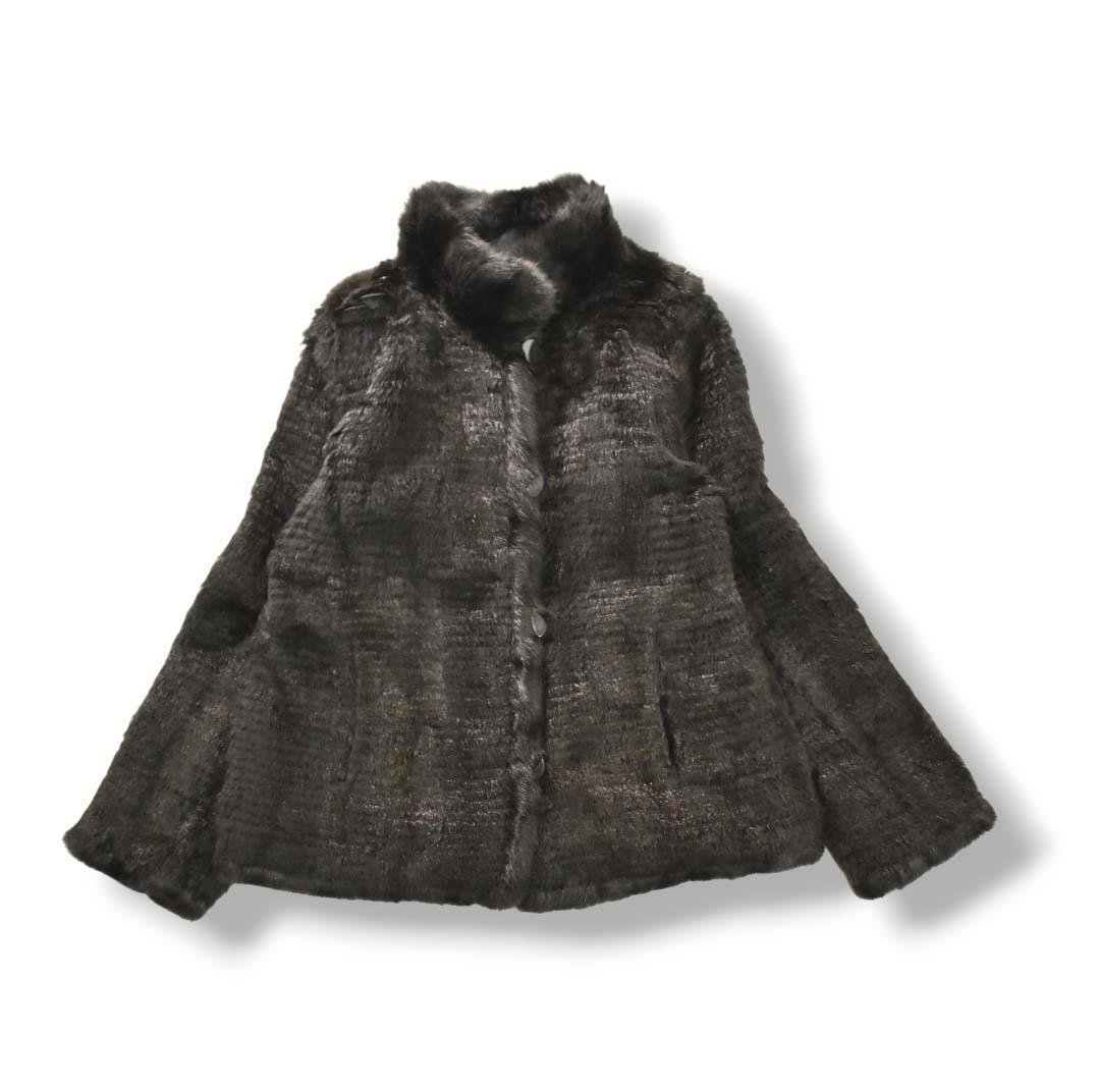 【人気】 【高級】 レリアン リバーシブル リスファー ファーコート 9 ♪