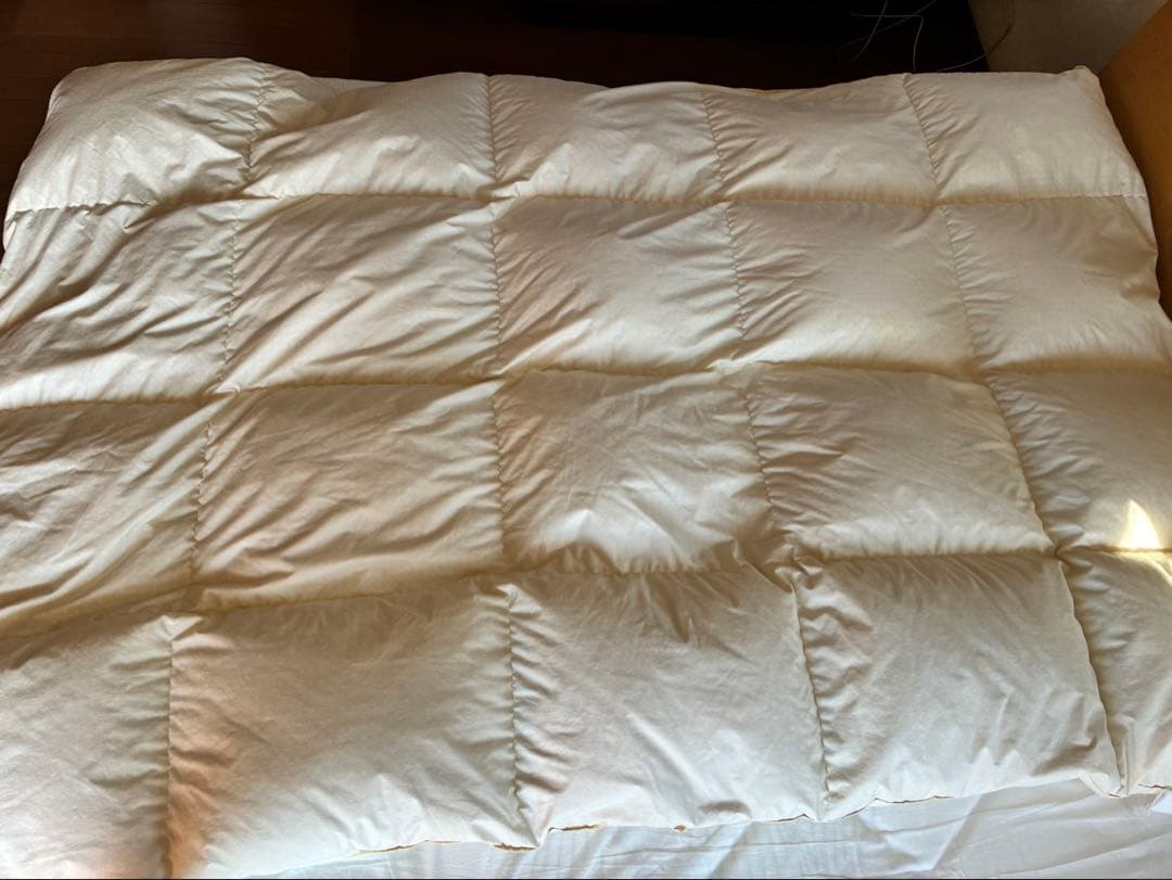 羽毛掛けふとん　シングル　日本製