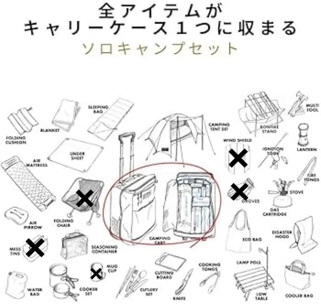 キャリアン CALIAN E+CAMP ソロキャンプセット
