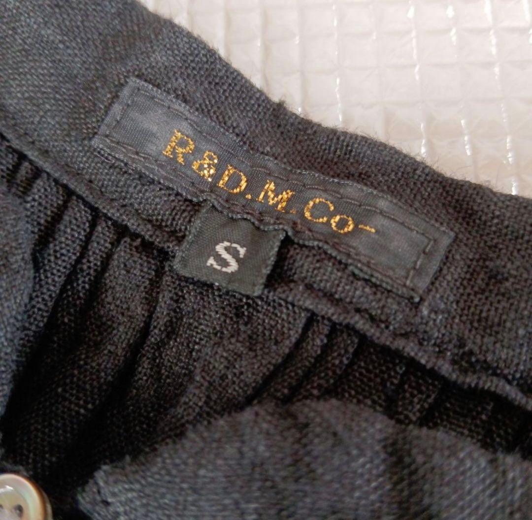 オールドマンズテーラーR&D.M.Co-リネンタックギャザーブラウスシャツ