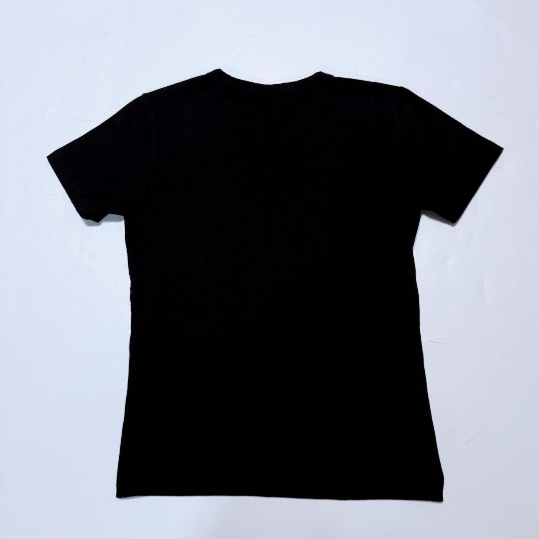 【YSL】イヴ・サンローラン ラインストーン Tシャツ ピチT Y2K チビT