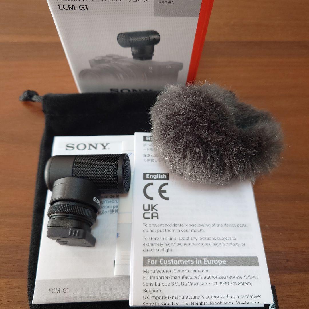 SONY ECM-G1 ショットガンマイク ウインドスクリーン付