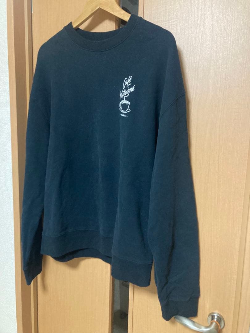 メゾンキツネ 黒スウェット