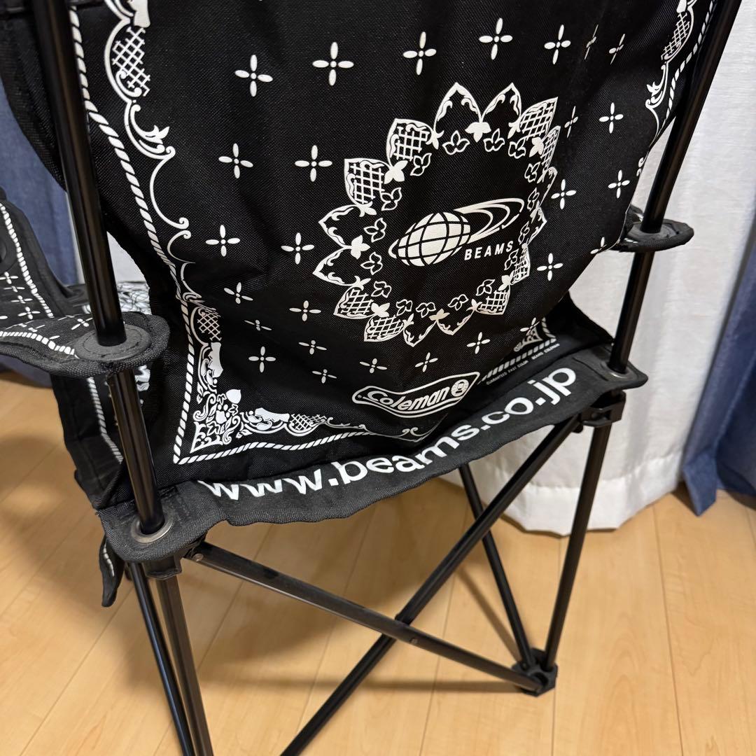 Coleman BEAMS コールマン　ビームス　アームチェア　バンダナ柄