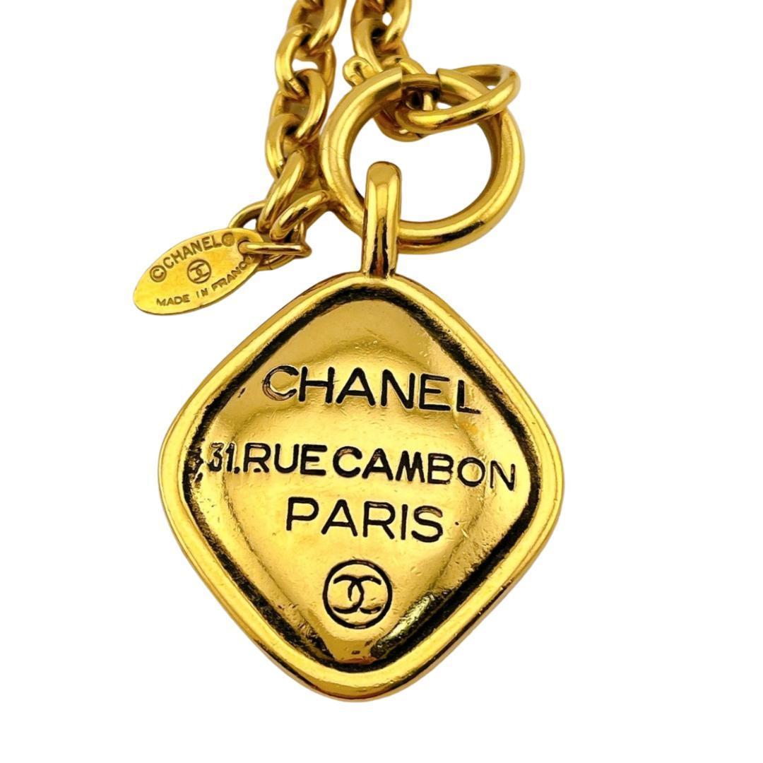 シャネル ネックレス カンボン デザイン メダリオン ココマーク ゴールド系
