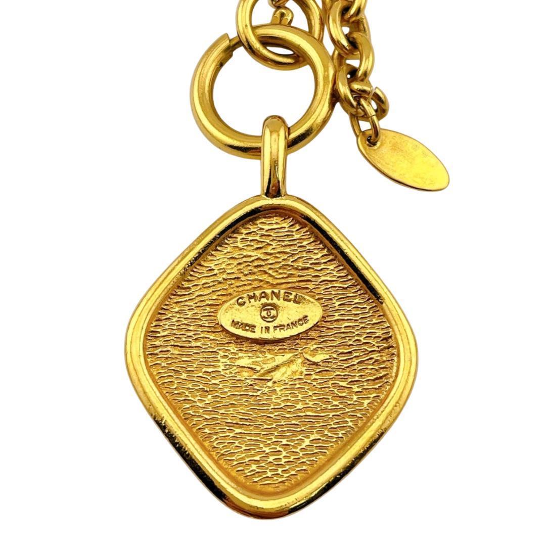 シャネル ネックレス カンボン デザイン メダリオン ココマーク ゴールド系