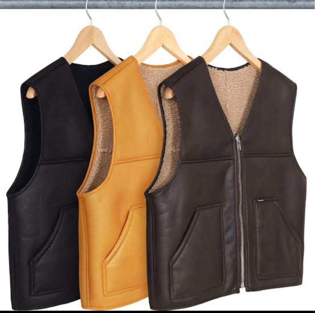 トップス supreme Reversible Faux Shearling Vest