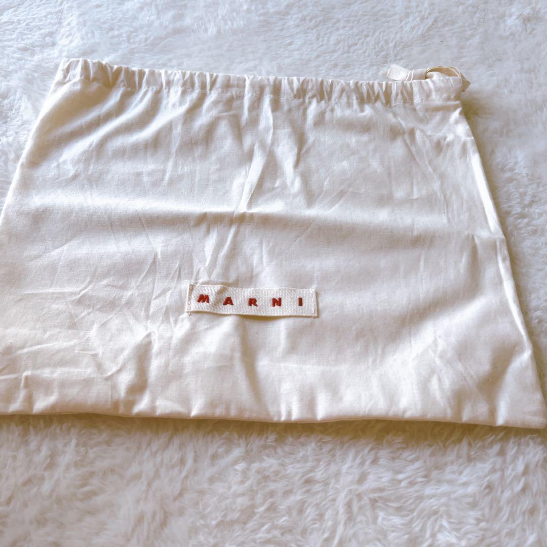 美品‼️MARNI マルニ BAG バッグ ジグザグ バーガンディ