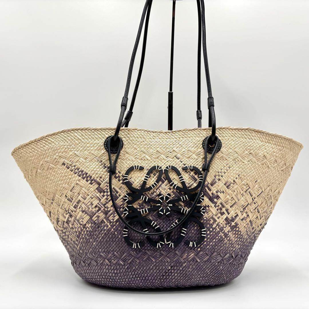 【極美品】 LOEWE ロエベ バスケットバッグ イラカヤシ カーフ 希少