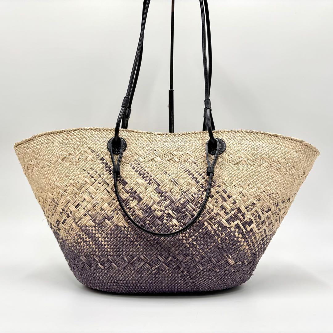 【極美品】 LOEWE ロエベ バスケットバッグ イラカヤシ カーフ 希少