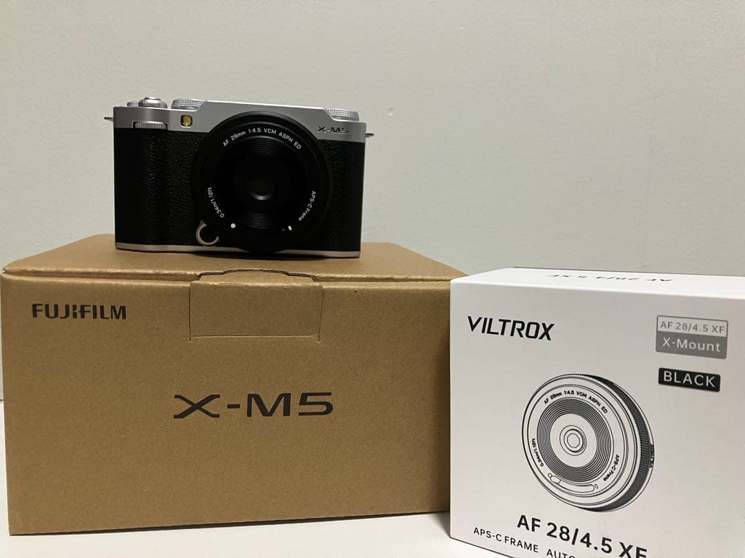 FUJIFILM XM5、VILTROX AF 28mm F4.5 XFセット