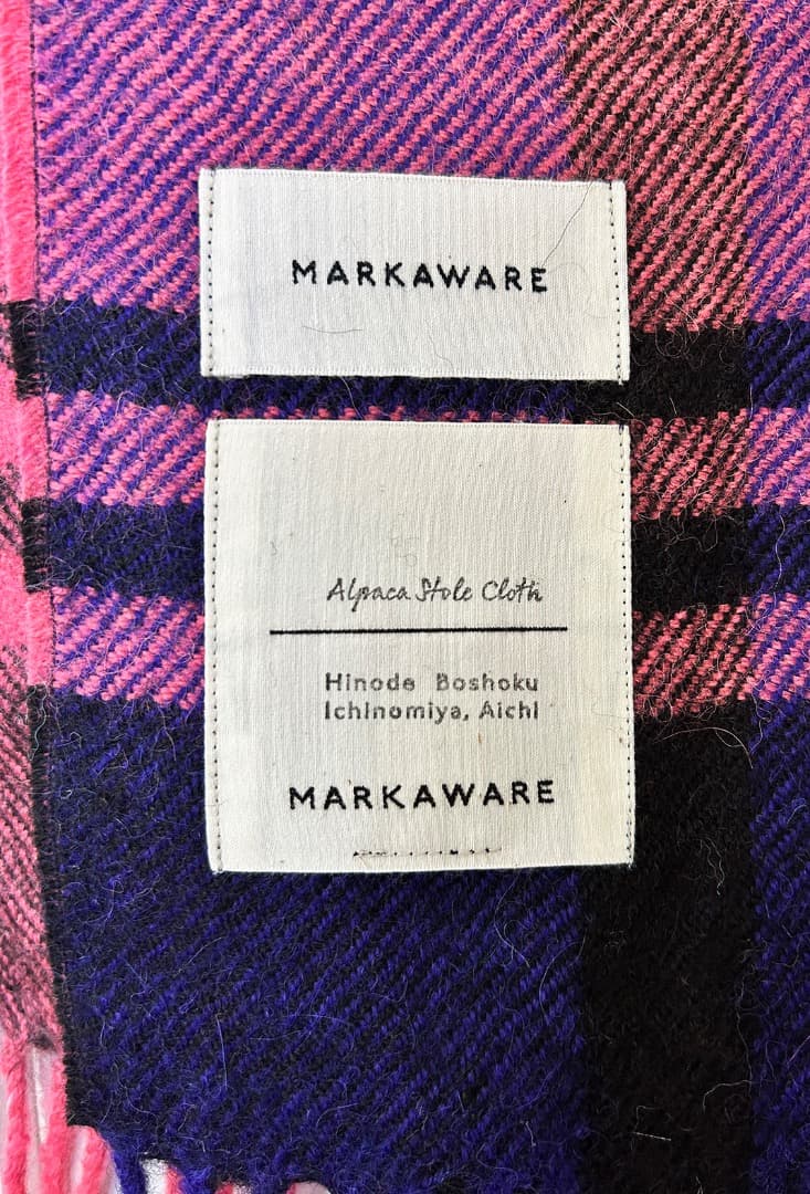 MARKAWARE Alpaca Stole Cloth ストール／マフラー