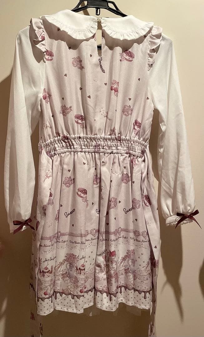 LIZLISA リズリサ Whip bear  cafe柄 ワンピース