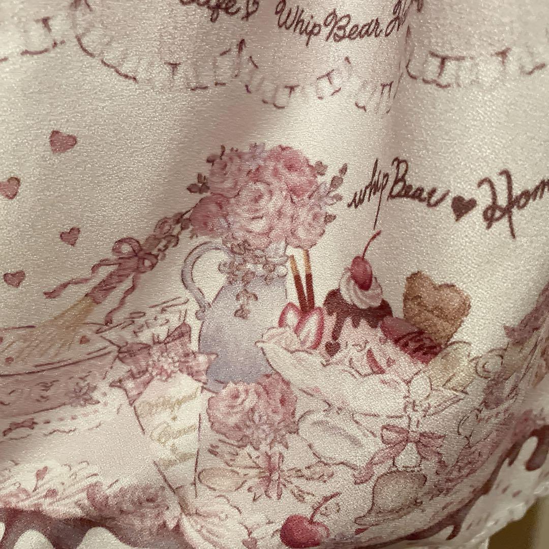 LIZLISA リズリサ Whip bear  cafe柄 ワンピース