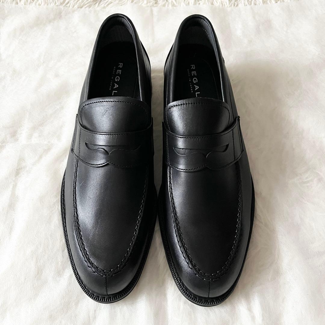 未使用✨REGAL ゴアテックス　ローファー　ブラック　レザー