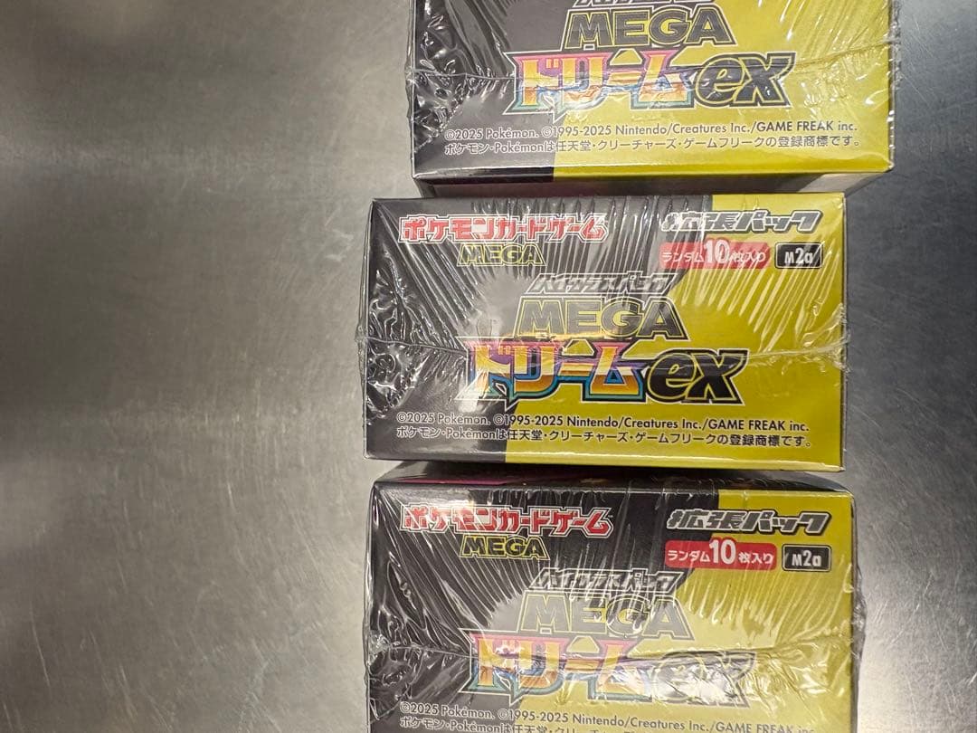 ポケモンカードゲーム MEGA ドリームEX 3box シュリンク付き