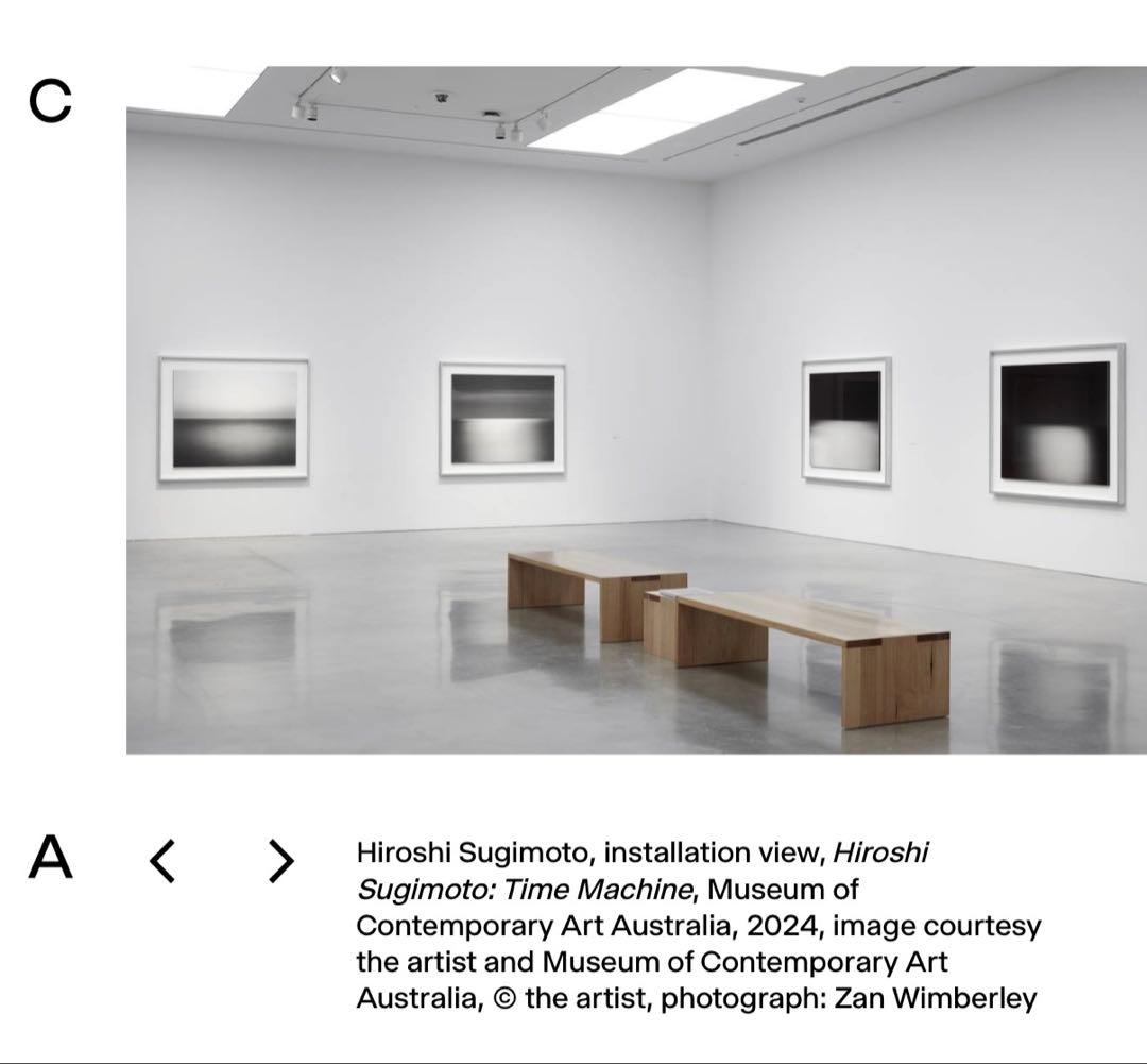 杉本博司 海景NorthAtlanticOceanポスター シドニー現代美術館