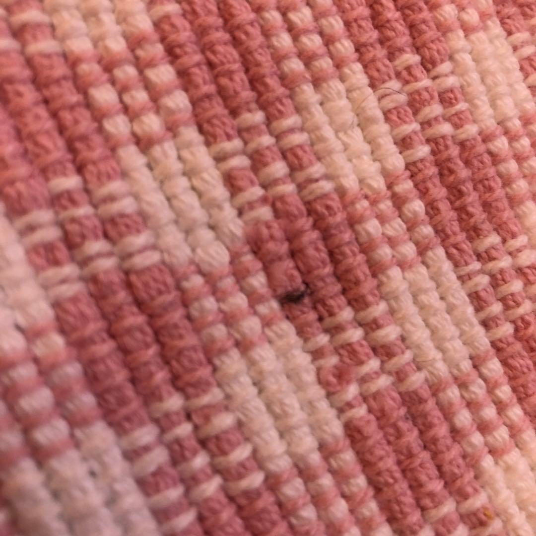 【即購入不可】ローラアシュレイ　インド綿　ラグ115センチ✖️180センチ