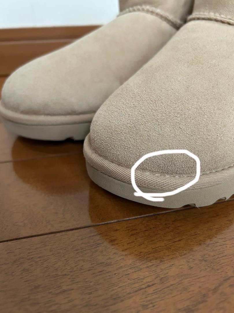 未使用　UGG アグ W CLASSIC ULTRA MINI 25