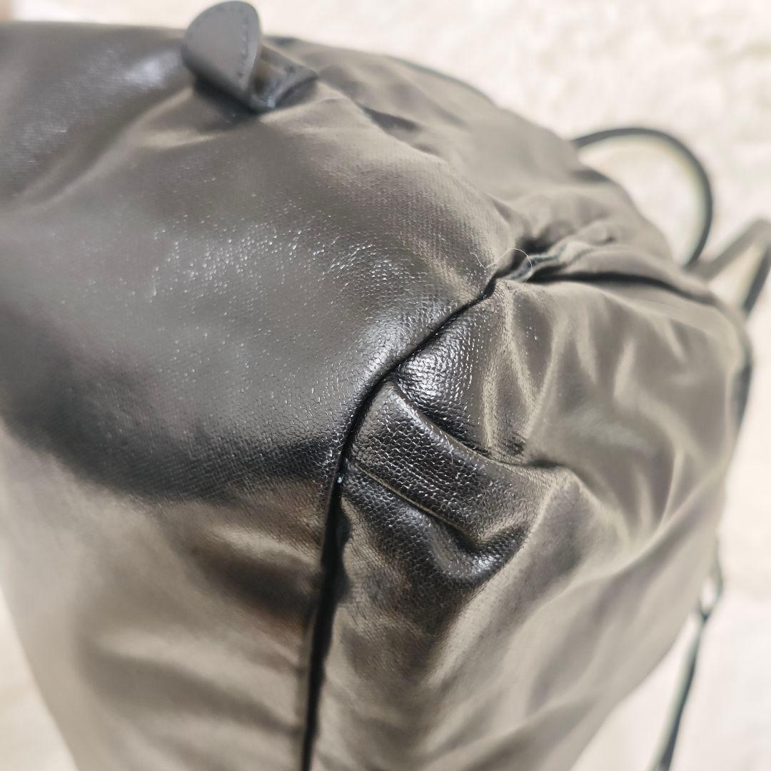 美品✨jas m.b.BLUE ジャスエムビー ボストンバッグ ブラック