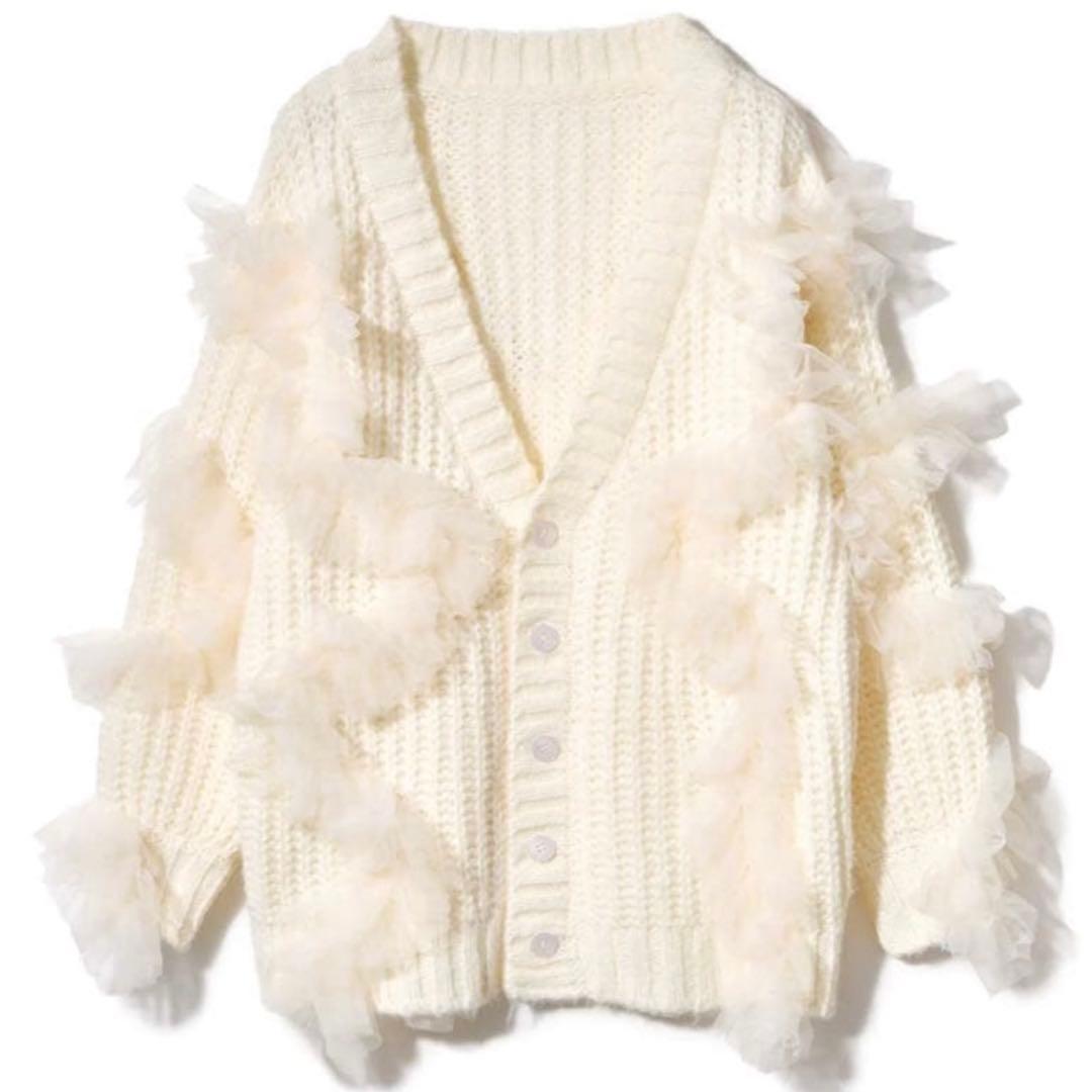 ノートルエモア NOTRE enor plume nuance cardigan