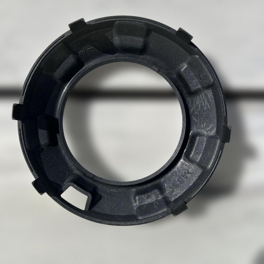 デリカD5MC前　フォグランプベゼル(フォグランプカバー)チッピング塗装