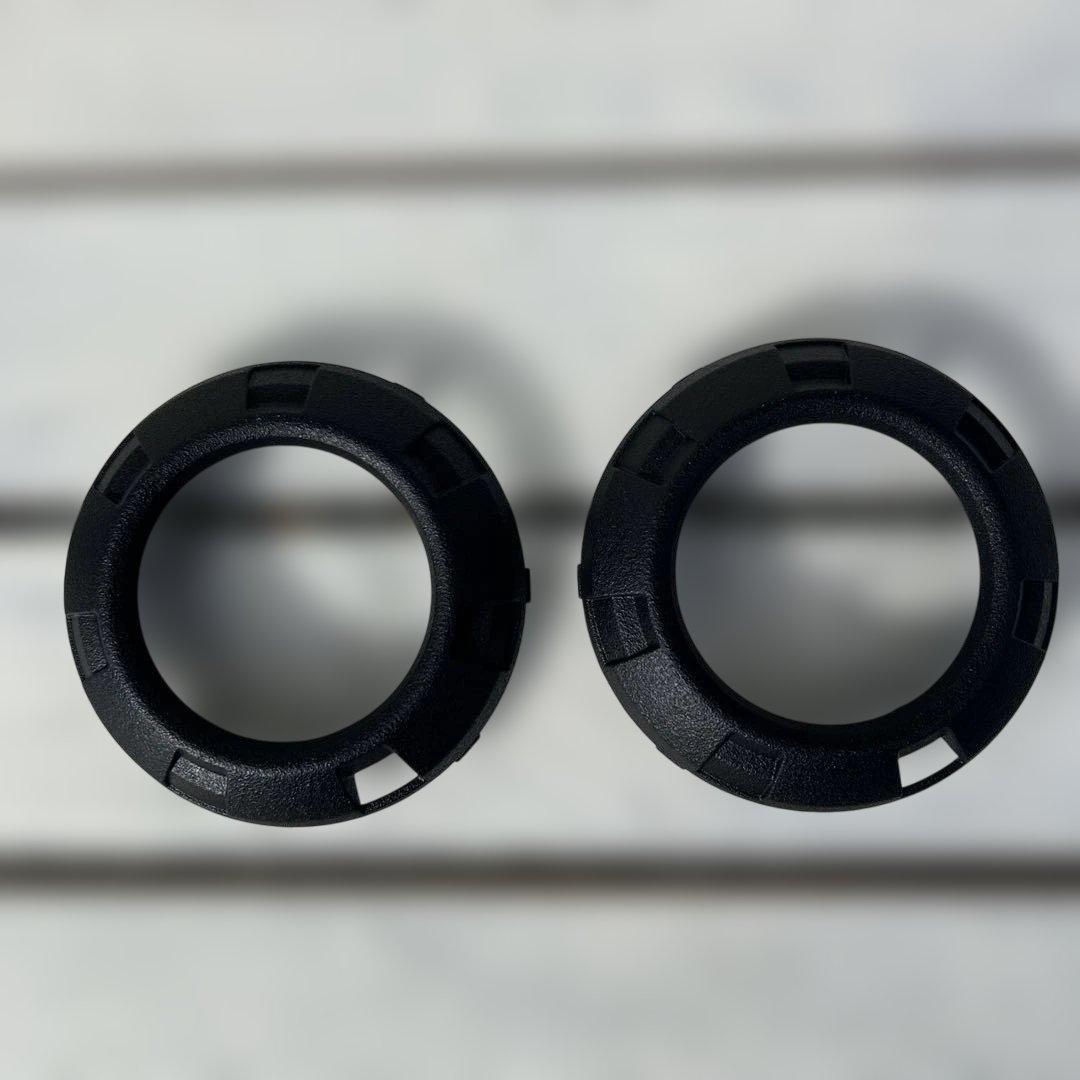 デリカD5MC前　フォグランプベゼル(フォグランプカバー)チッピング塗装