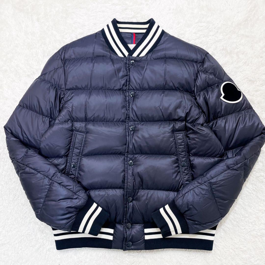 極美品 MONCLER モンクレール バーフォーテン ダウンジャケット ネイビー