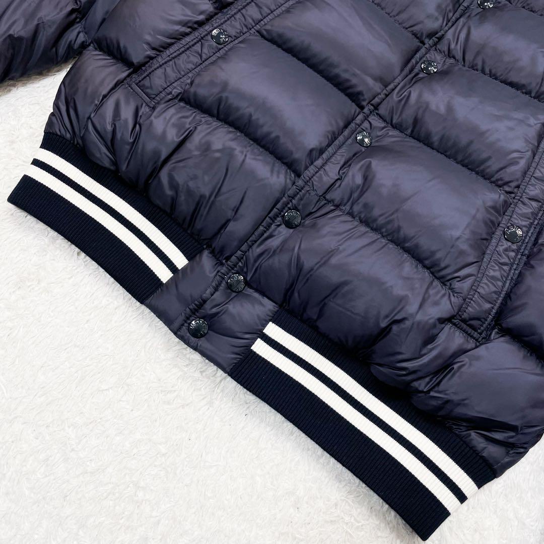 極美品 MONCLER モンクレール バーフォーテン ダウンジャケット ネイビー