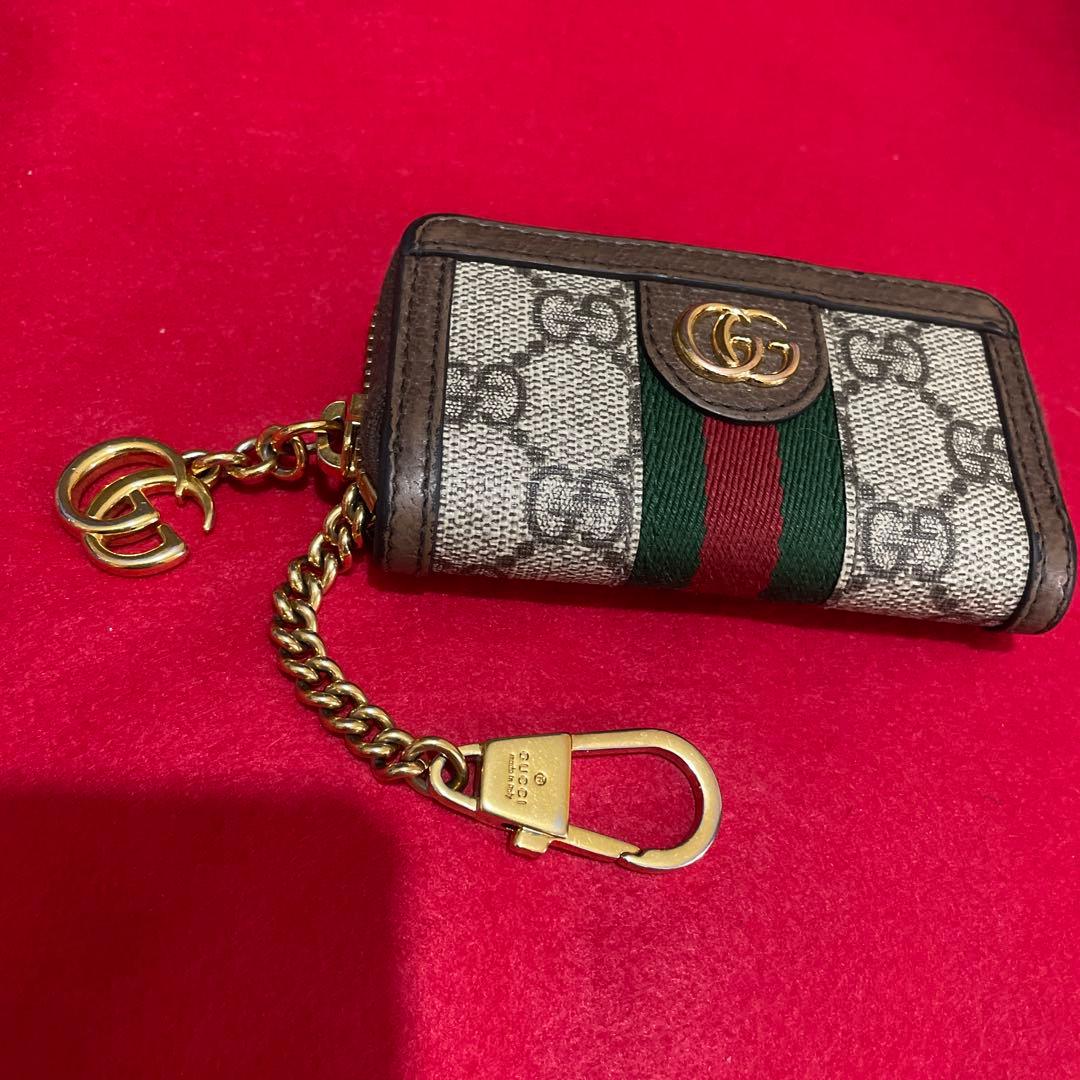 セール！ 確実正規品 GUCCI オフィディア 長財布キーケース 小銭