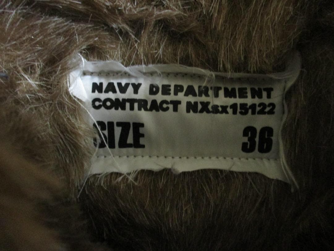 N−1デッキジャケット 米軍タイプ レプリカ ネイビー