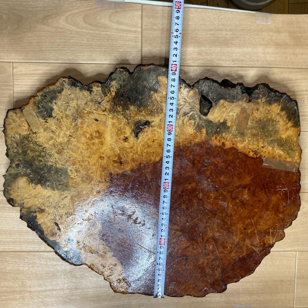 花台　希少な花梨（かりん）の瘤（こぶ）材？53センチ×41センチ厚さ4センチ