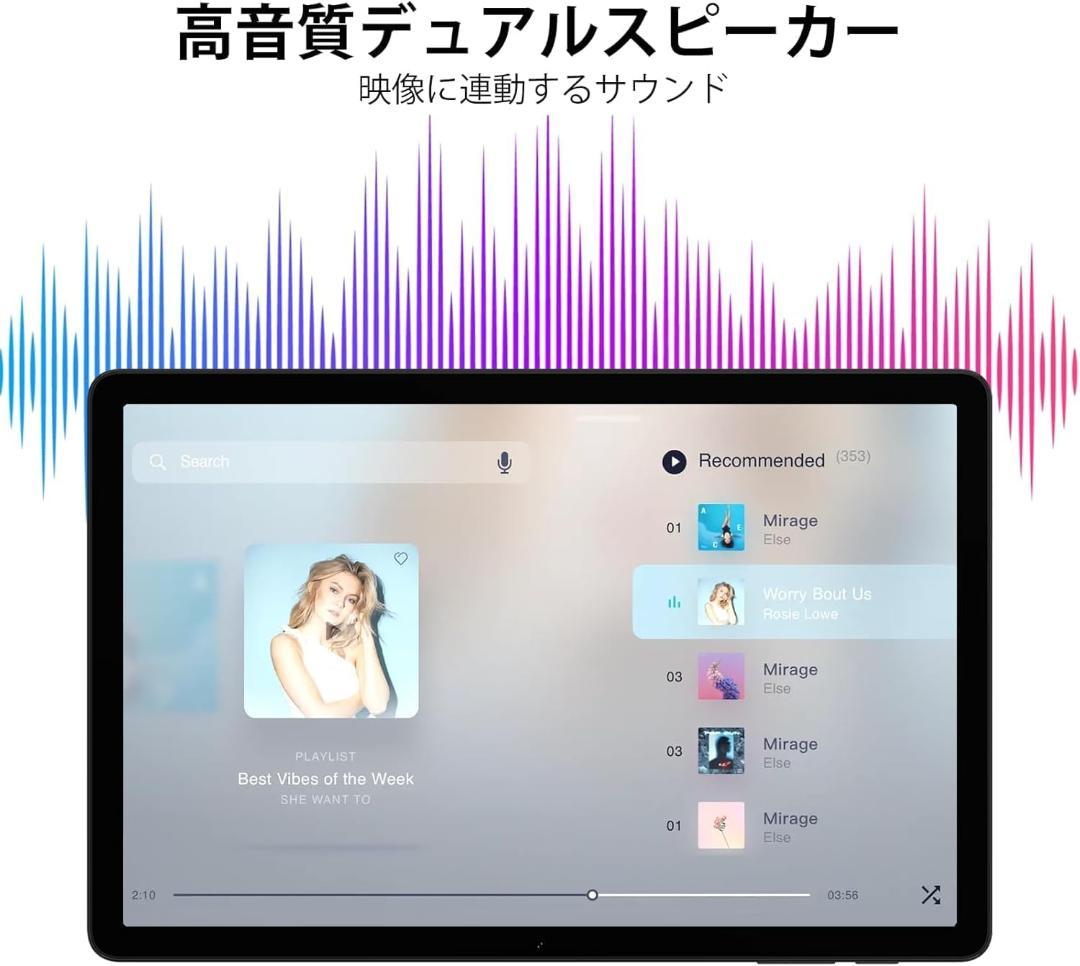 新品 Android 15 11インチタブレット 30GB+128GB ブルー