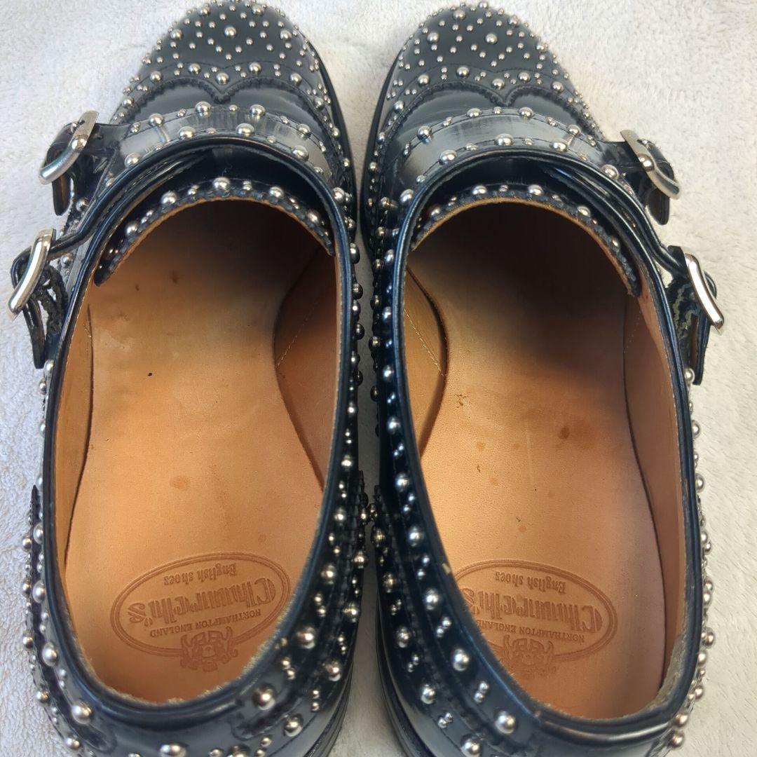 Church's チャーチ LANA MET レザー ブラック サイズ36