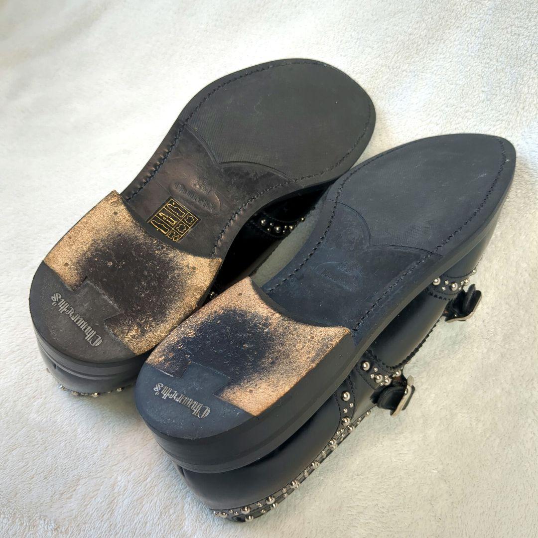 Church's チャーチ LANA MET レザー ブラック サイズ36