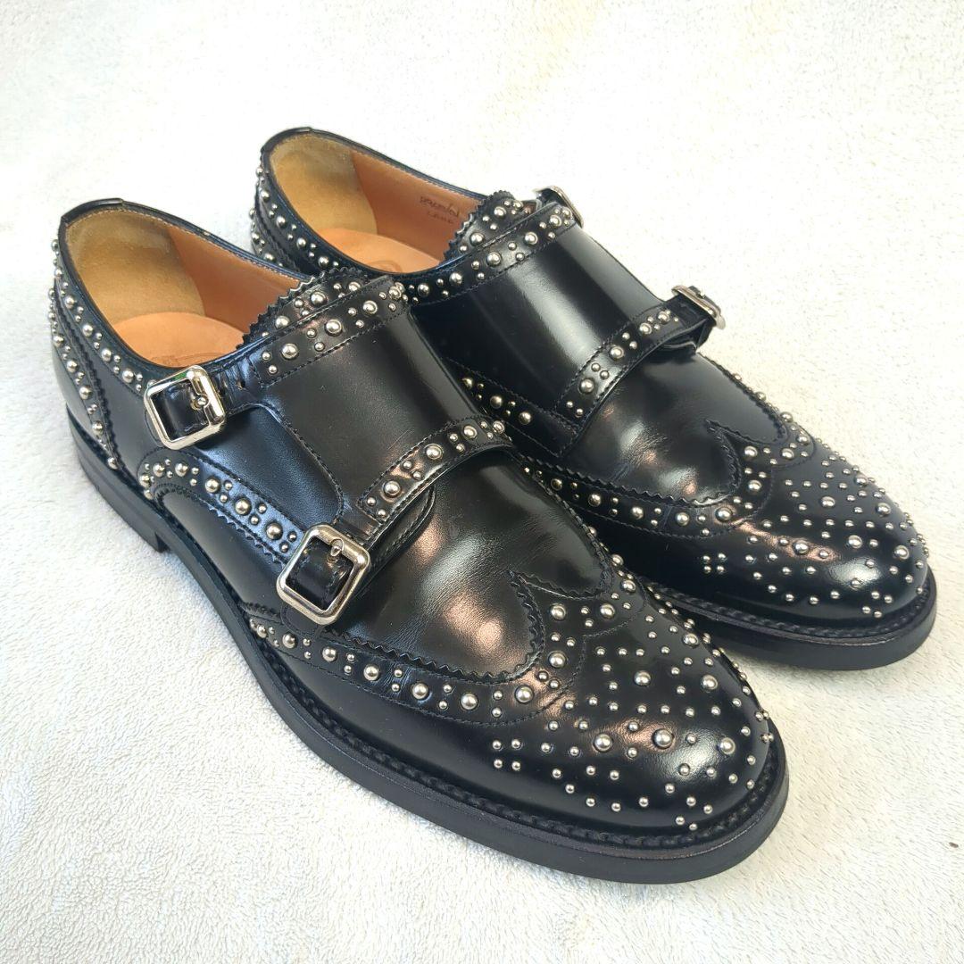 Church's チャーチ LANA MET レザー ブラック サイズ36